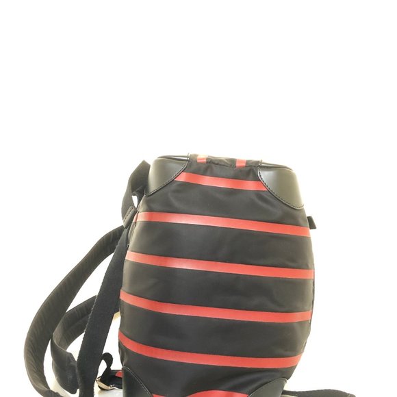 Givenchy Men's Rider Backpack in Black Red Stipes - Picture 5 of 7